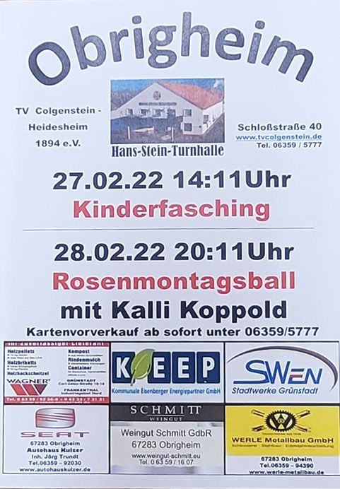 Flyer Fasching