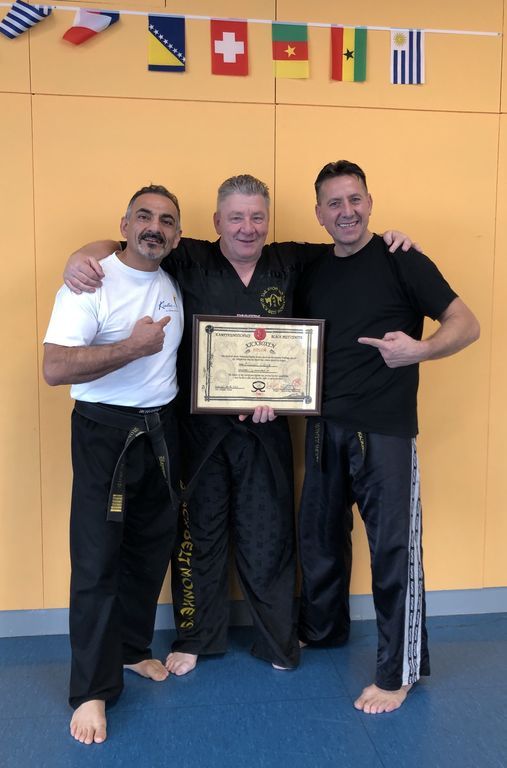 1. Dan im Kickboxen für Michael Edling